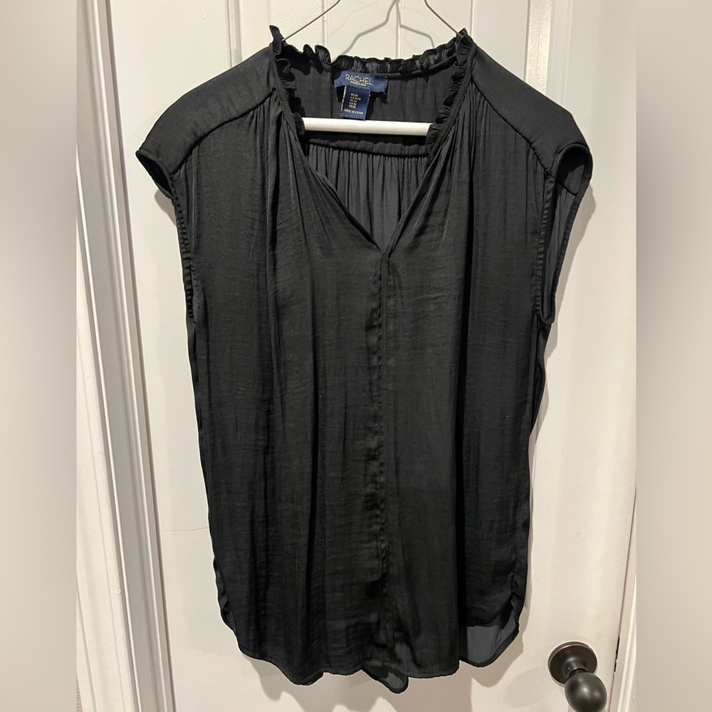 Rachel Black Blouse Top